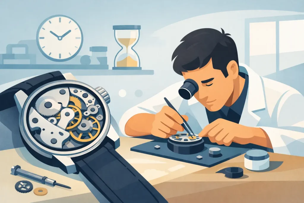 Ile trwa naprawa zegarka mechanicznego w serwisie?